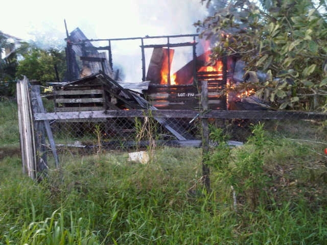 Fire leaves two homeless