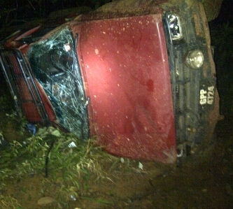 One dead, two injured in Puruni accident