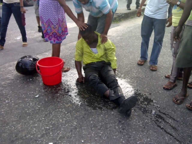 Speed boat captain dies  after slamming bike into car