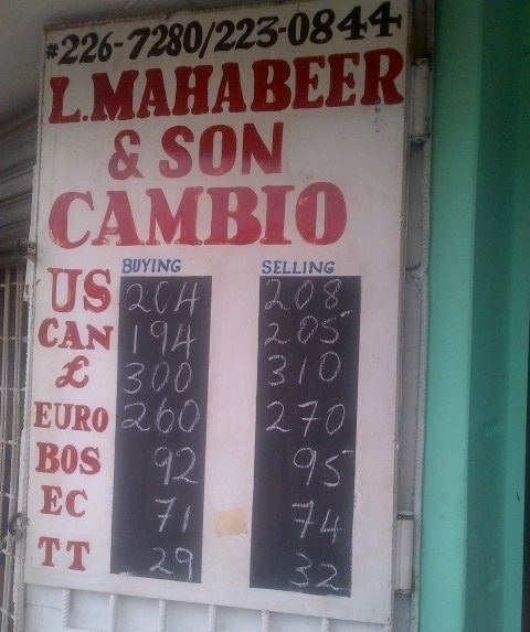 Guyana dollar slides for several reasons