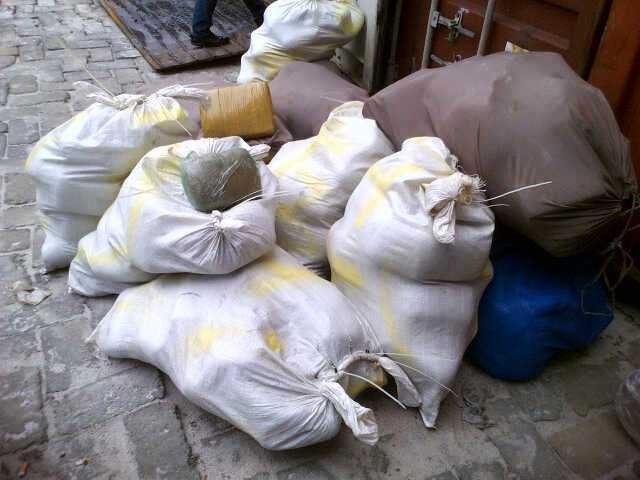 Huge ganja bust in shipment of cars