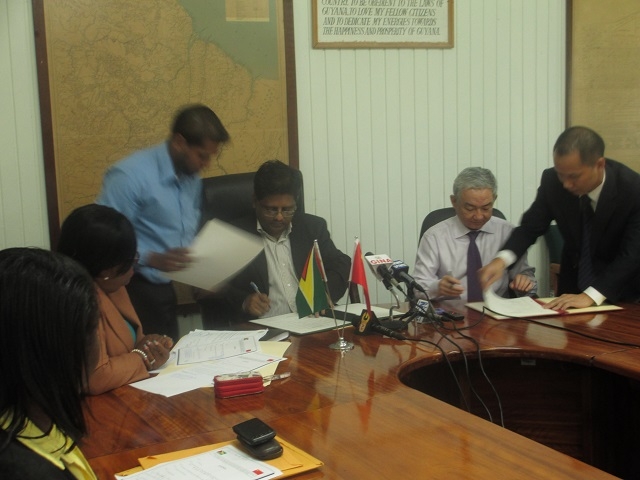 China, Guyana ink another grant agreement