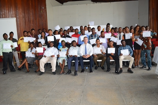 US Security project prepares Guyanese youths for work