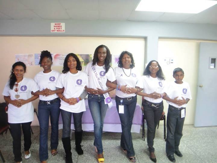 Miss World Guyana takes Gender-based Violence advocacy to T&T