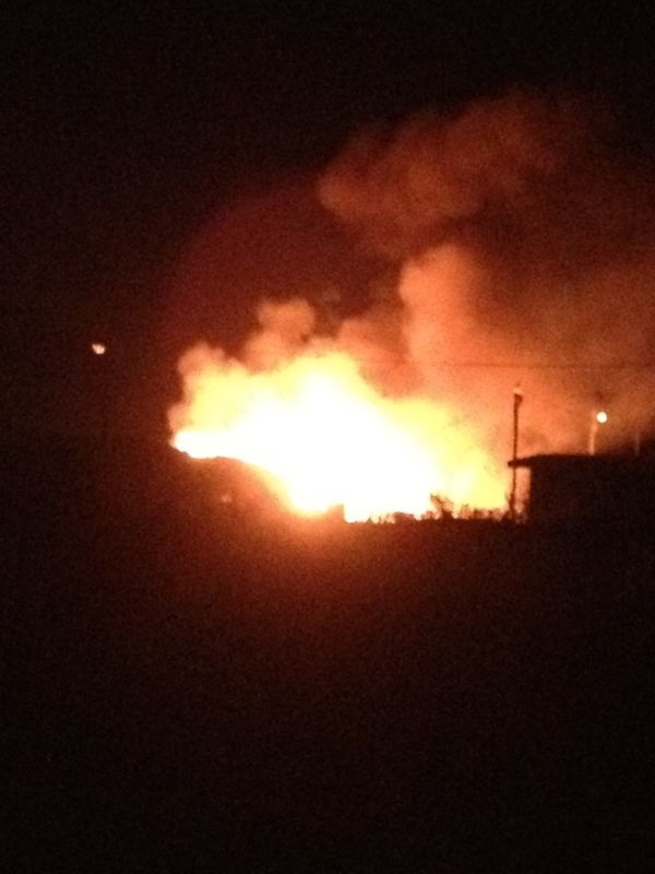 House burnt during domestic dispute