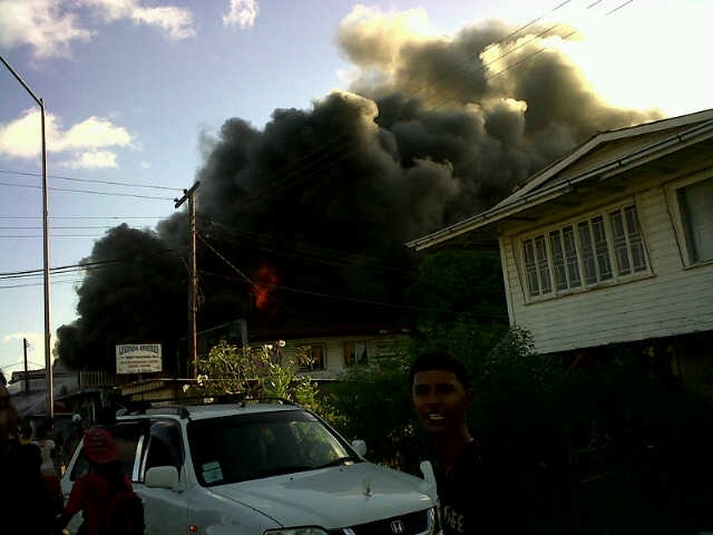 Fire desroys Rosignol store