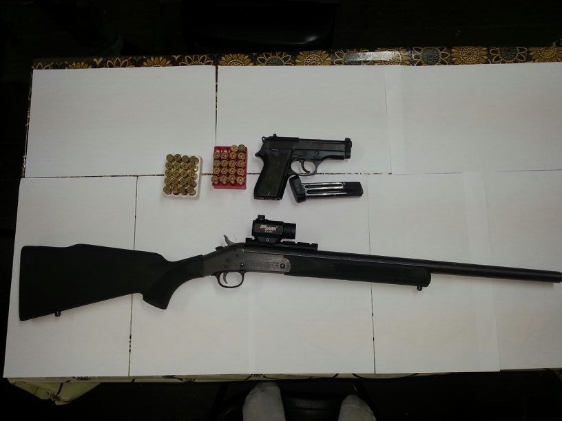 One charged with arms, ammo possession; six others freed