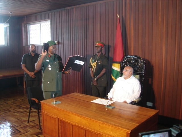Brigadier Mark Phillips sworn in as Chief-of-Staff