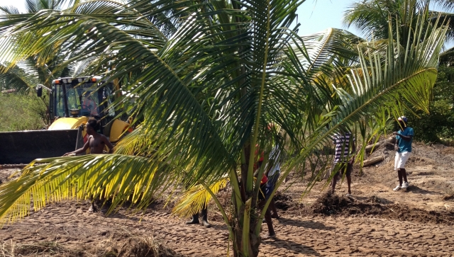 Chinese workers at airport expansion project attacked