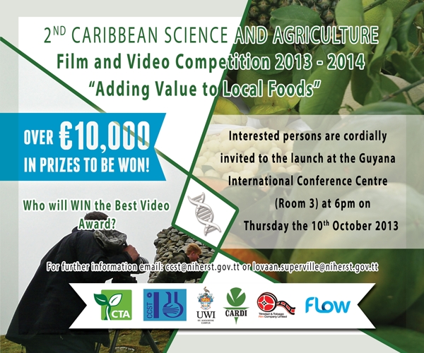 Film competition launched to promote Caribbean foods