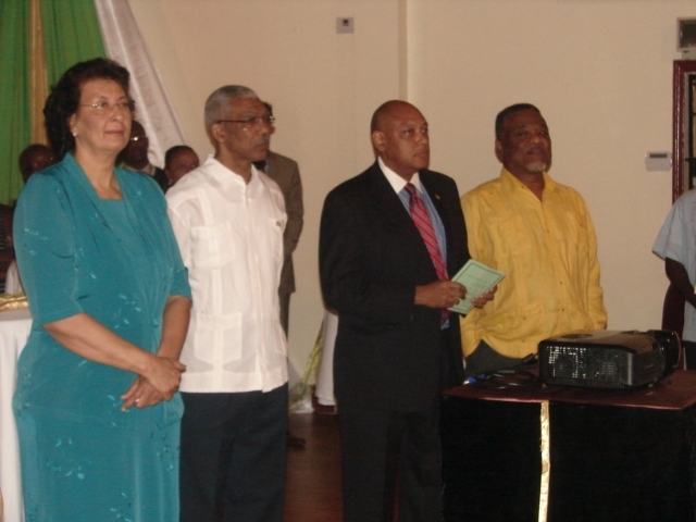 Border dispute chatter at reception for visiting Surinamese Speaker