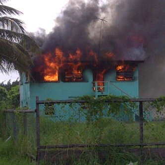 Fire destroys Toshao Yvonne Pearson’s residence