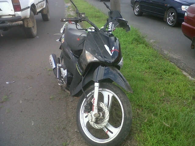 Motorcyclist in critical condition