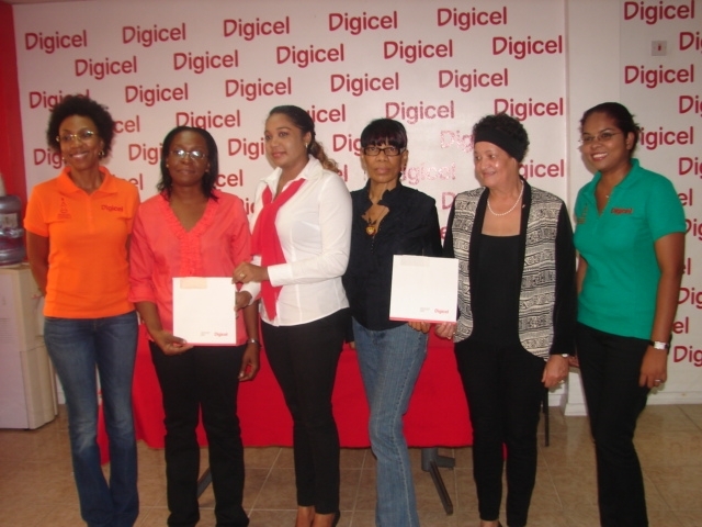 Digicel (Guyana) gives millions to address domestic violence, disabled, HIV/AIDS