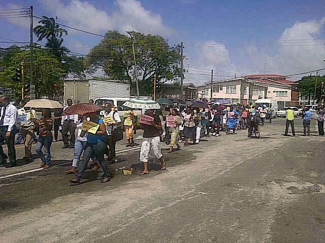 GPSU protest march attracts low turnout