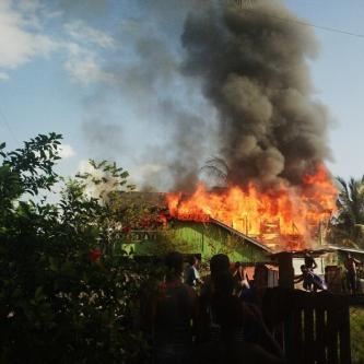 Fire destroys West Bank Demerara house