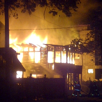 Mines Officer among several homeless in fire