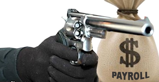 Two suspects in Public Works payroll heist held following shooting