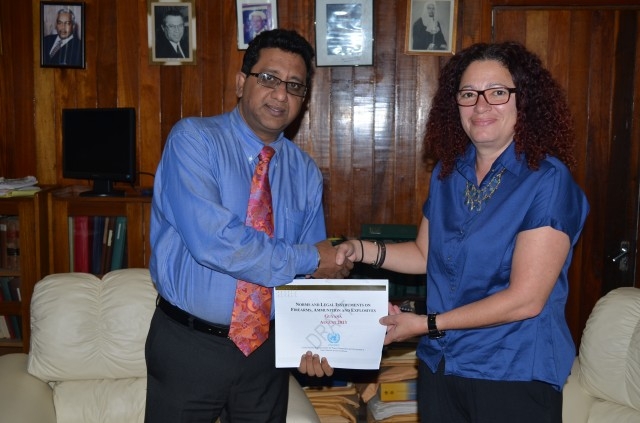 Guyana gets UN help to destroy obsolete weapons, ammo