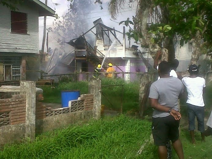 Easter Sunday fire stems from domestic dispute