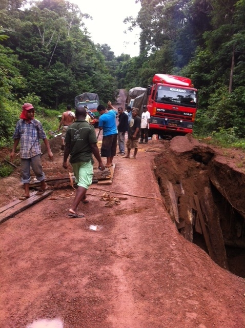 Emergency bridge repairs begin in Mabura -Kurupukari area