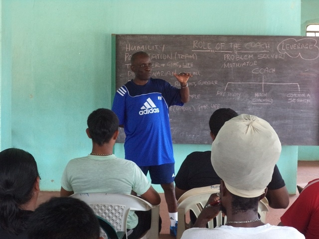 Digicel School’s Football Coaching Clinic kicks off in Lethem