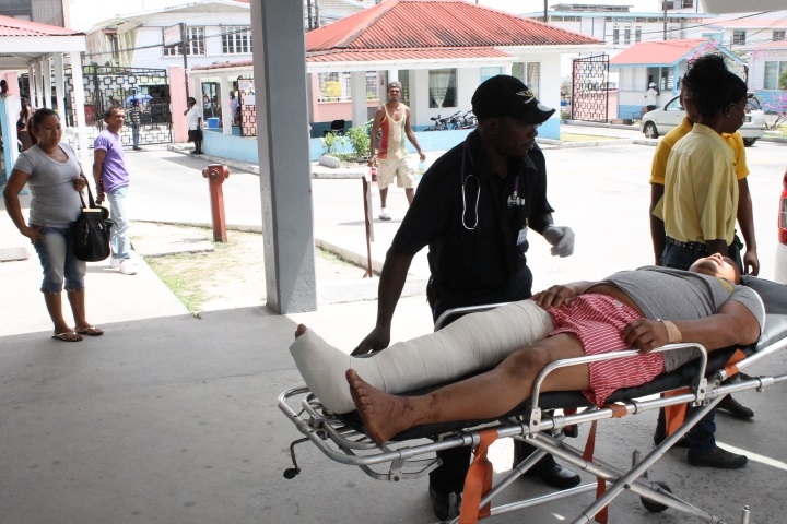 Several in Essequibo boat mishap stable at GPHC