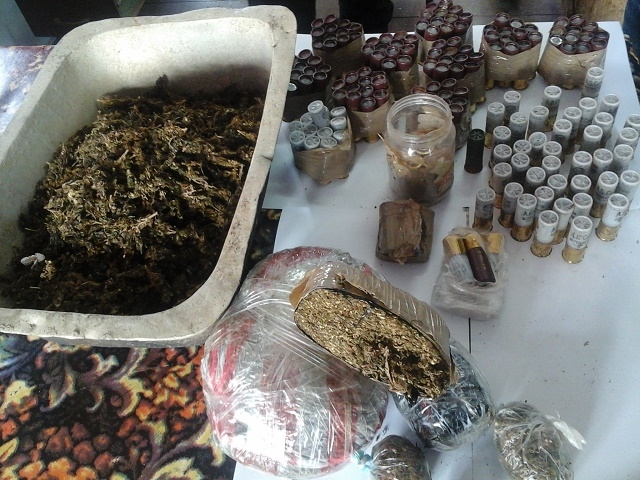 Two escape during marijuana, ammo find