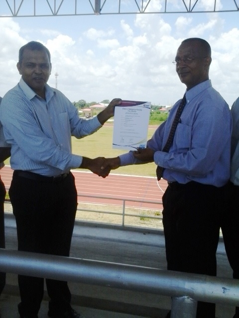Guyana’s synthetic track internationally certified