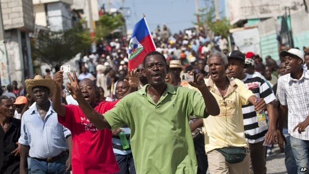 Carib News Desk Radio Haiti Police Break Up Protest After