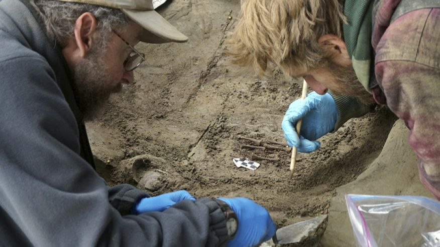 Archaeologists find babies bones buried since last Ice Age