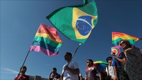 Brazil had 3,701 gay marriages in 2013, the 1st year such unions were legal