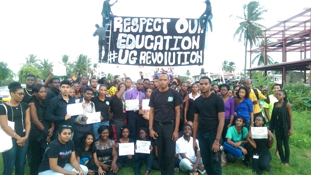 UG students march to demand better conditions