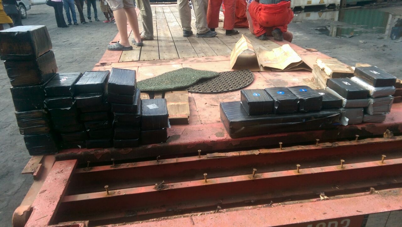 UPDATED: GUYANA- Huge cocaine haul from Europe-bound cargo ship