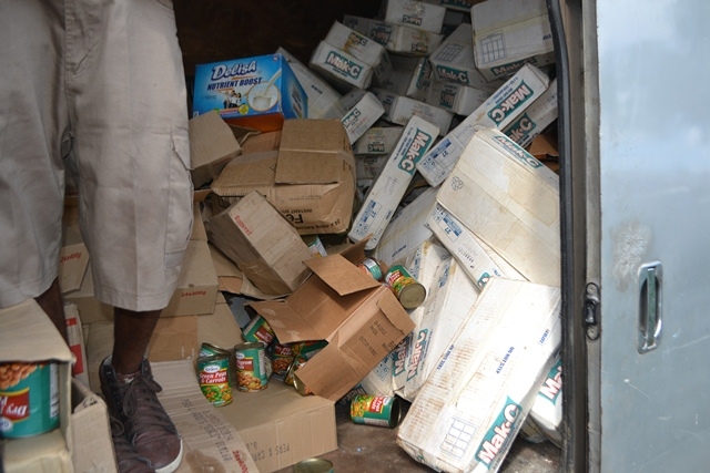 Ministry of Health seizes canter of damaged, expired goods-