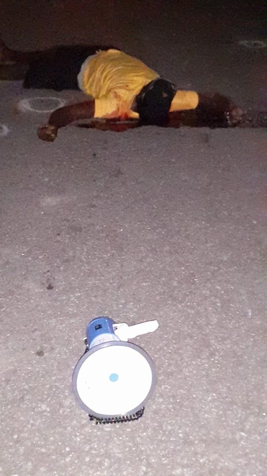 BREAKING NEWS: Well-known anti-government protester gunned down while urging people to vote