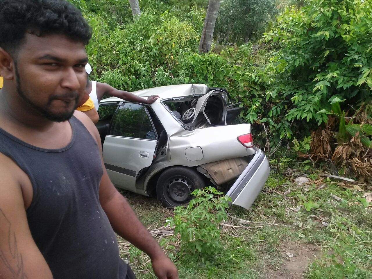 Fmr police detective among three injured in accident