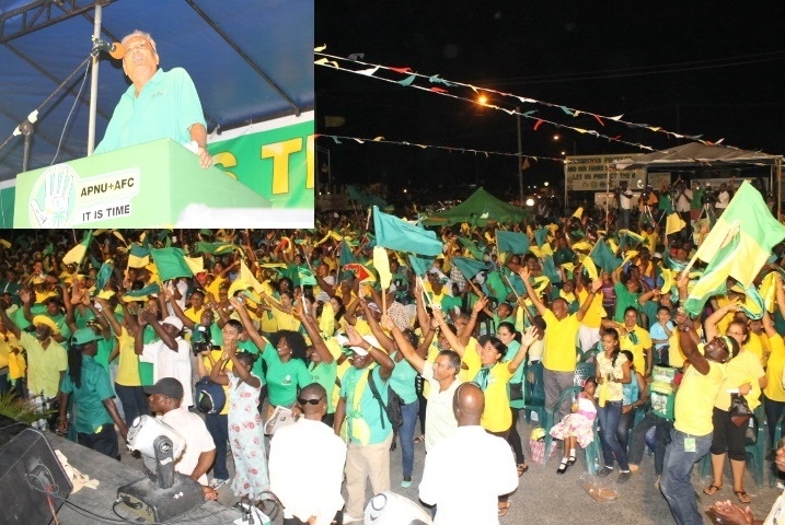 APNU+AFC urge supporters to guard against rigging
