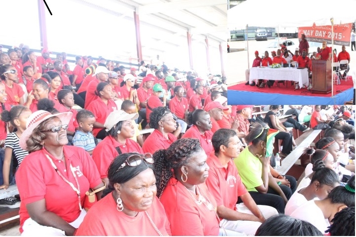 Signs of dissent at FITUG May Day rally