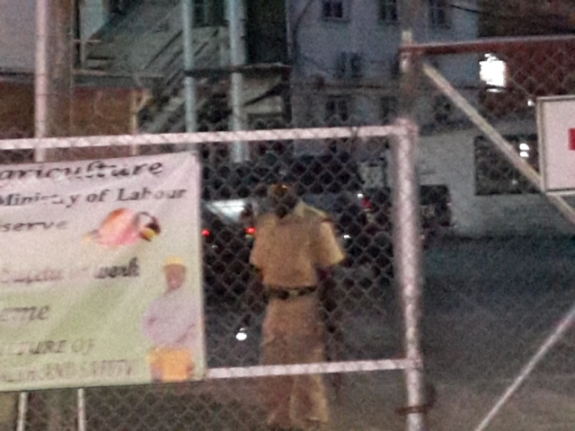 Heavily armed police deployed to government ministries