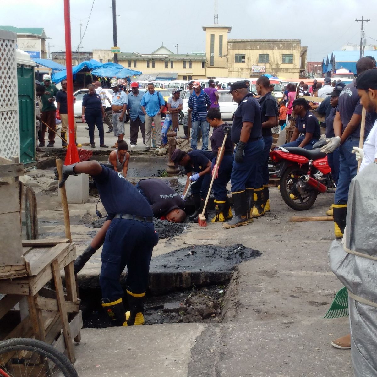 Stabroek Market, Sophia, South Georgetown joins cleaning frenzy