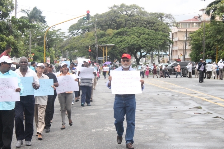 PPP pickets GECOM as part of intensified campaign for vote recount