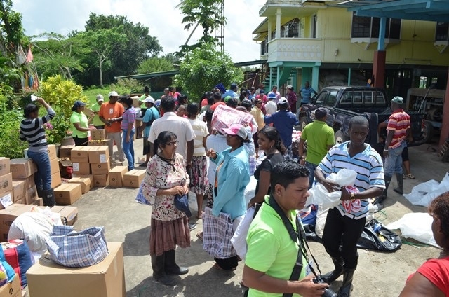 Relief supplies rushed to flood-hit Mahaicony creek