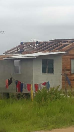High winds tear off roofs on West Coast, West Bank Demerara, South Ruimveldt