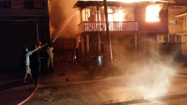 Alberttown fire leaves several homeless