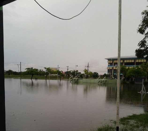 Flood forces closure of radio, TV stations, University of Guyana