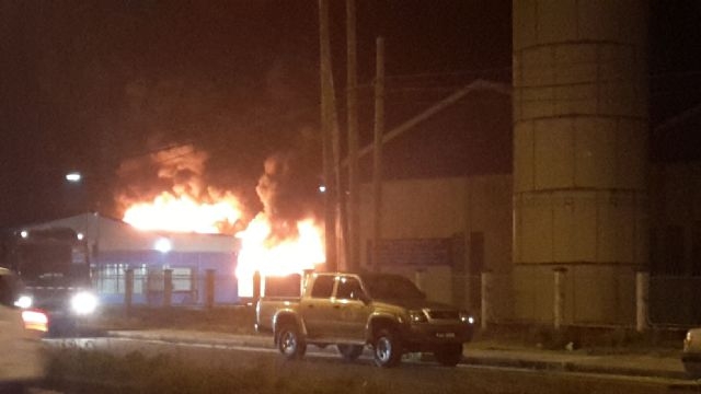 BREAKING: Fire raging at  Providence bulk fuel station