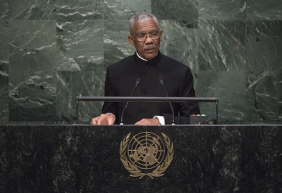 GUYANA-VENEZUELA BORDER CLAIM-Granger takes his call for a legal settlement to the UN General Assembly
