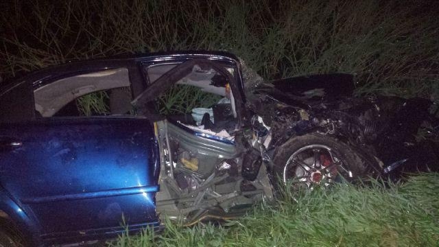 Updated: One die in three vehicle smash up