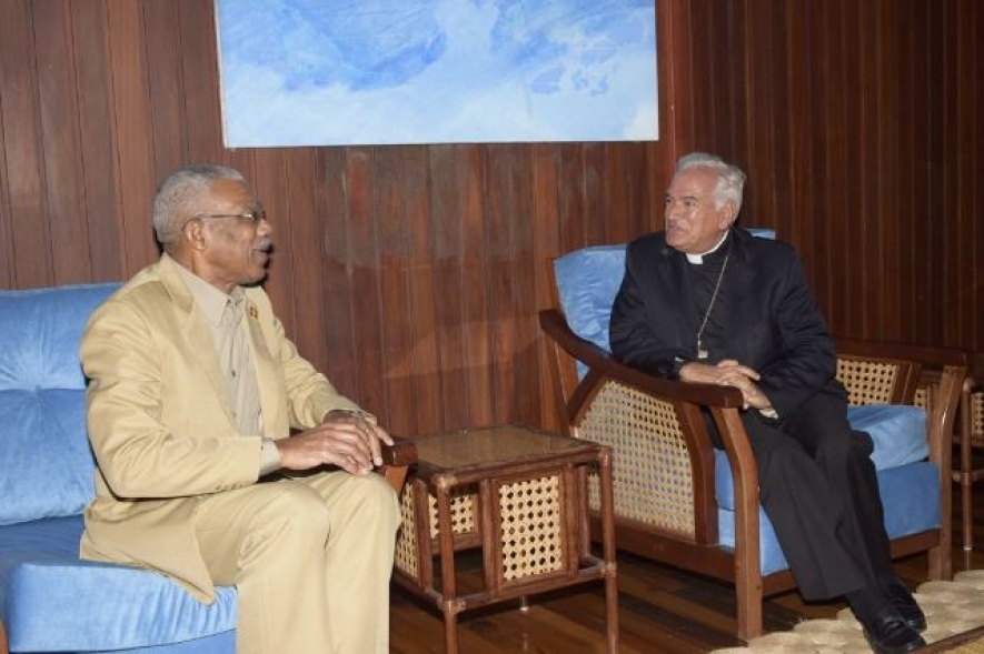 Granger hopeful of Vatican’s support in Guyana-border controversy